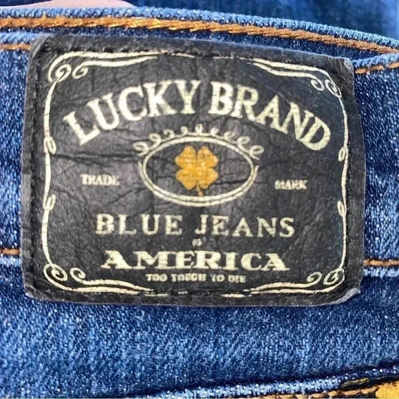Lucky Brand Classic Rider Crop Size 10/30 - Picture 3 of 6